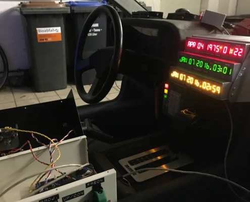 BTTF DeLorian Time Mashine - Innen vorn / Inside Front